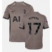 Tottenham Hotspur Cristian Romero #17 Tredjedrakt 2023-24 Korte ermer